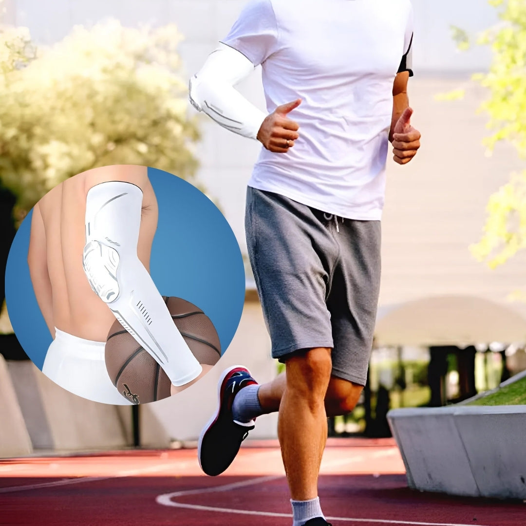 OrthoFlex | Padded Compression Sleeve – Elbow – Joint Support – Pain Relief – Injury Recovery – Arthritis Protection