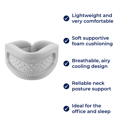 CerviSoft | Soft Cervical Collar – Lightweight Neck Support Brace – Foam Cushioning Breathable Design – Pain Relief for Office & Sleep