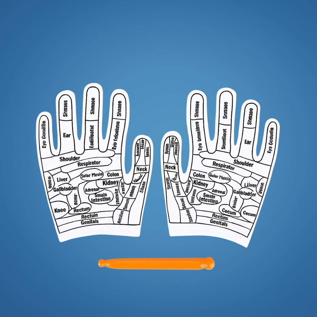 HandEase | Reflexology Gloves – Hand Pain Relief – Boost Circulation – Elastic Non‑Slip Fit – Acupressure Massage Therapy for Sore Hands at Home