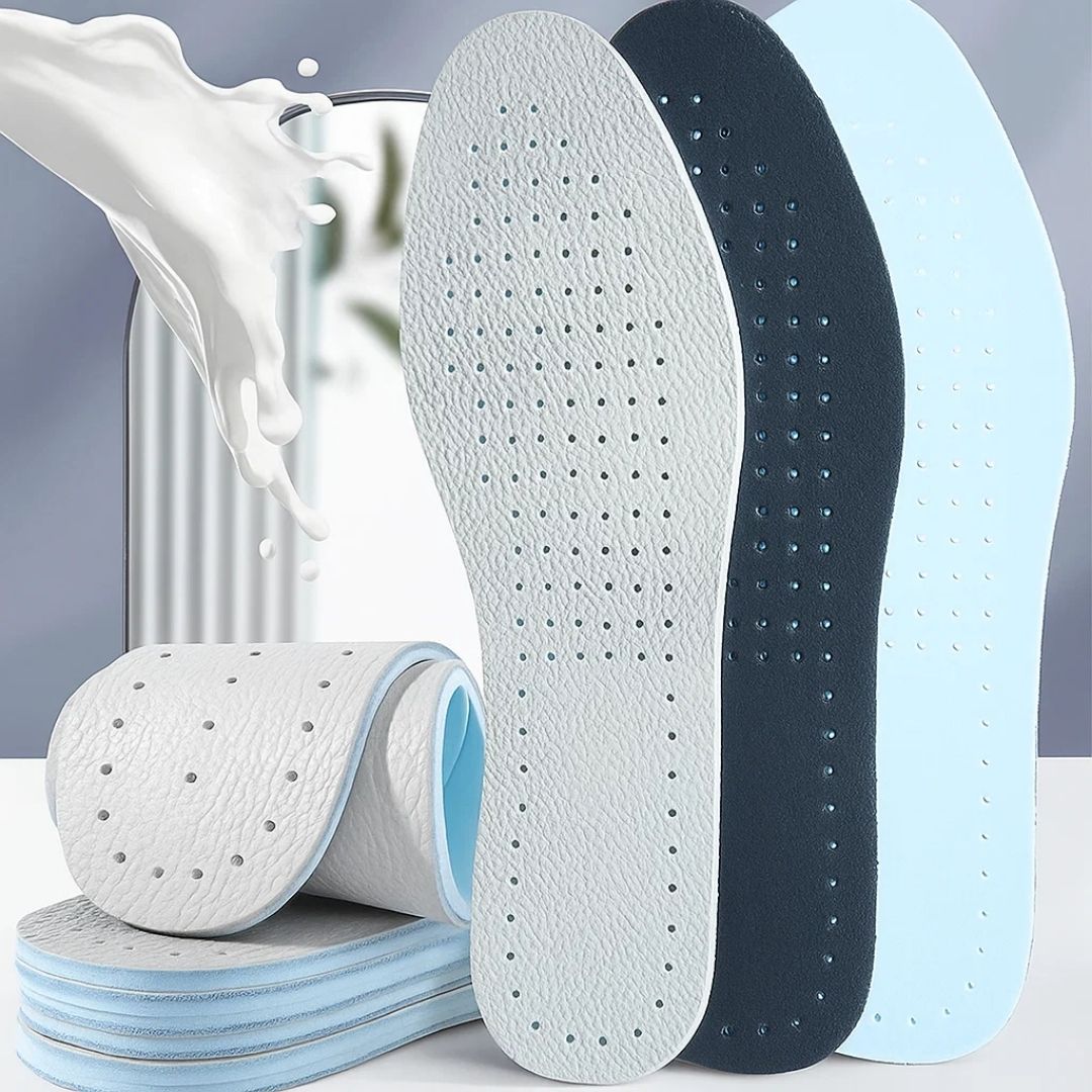ArchCushion | Arch Support Insoles – Shock-Absorbing – Breathable Leather – For Pain Relief and All-Day Comfort