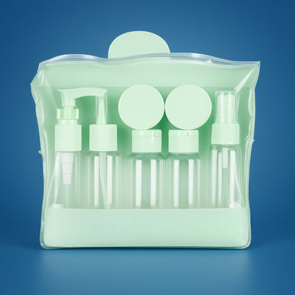 TripTidy | Travel Cosmetic Bottle Set – Leak-Proof Refillable Silicone – 60–80 ml Size – Perfect for Carry-On Trips
