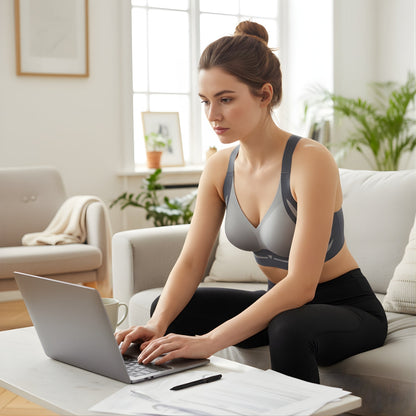 LiftEase | Comfortable Wireless V‑Neck Bra – Anti‑Sagging Lift – Breathable Padded Support – All‑Day Comfort – Ideal for Daily Wear