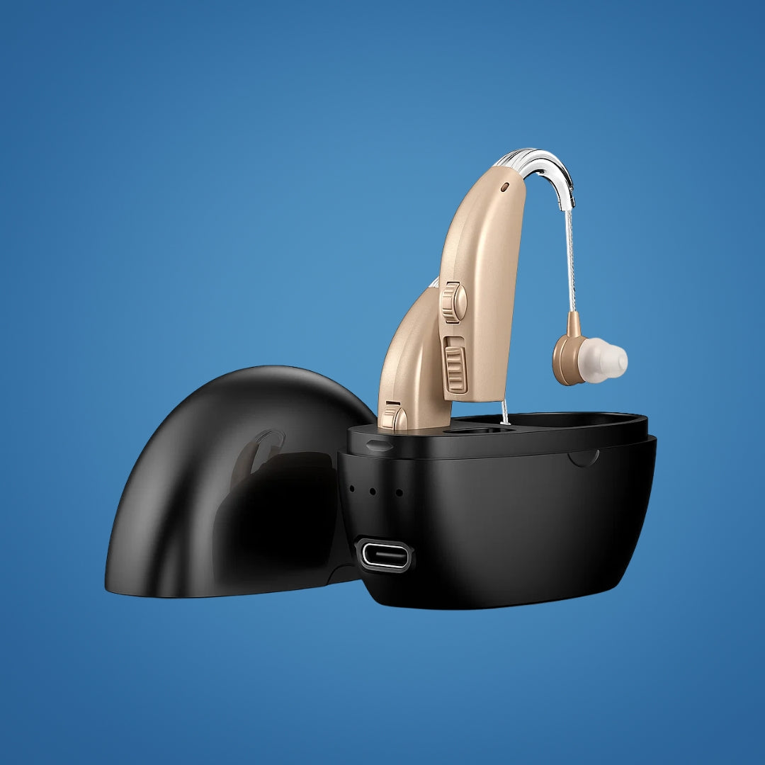 ClearHear | Hearing Amplifier – Boosts Hearing Clarity – Rechargeable & Lightweight – Reduces Background Noise – Ideal for Seniors