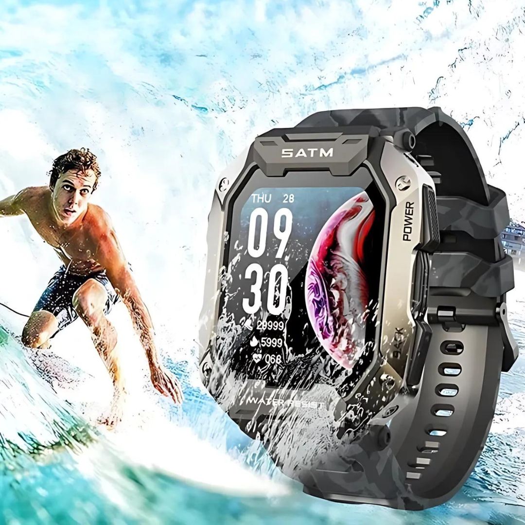 TactiX ARMY Series Smartwatch With Military Design | Durable GPS - Fitness Tracker - for Outdoor Adventures - Military Personnel and Tactical Use
