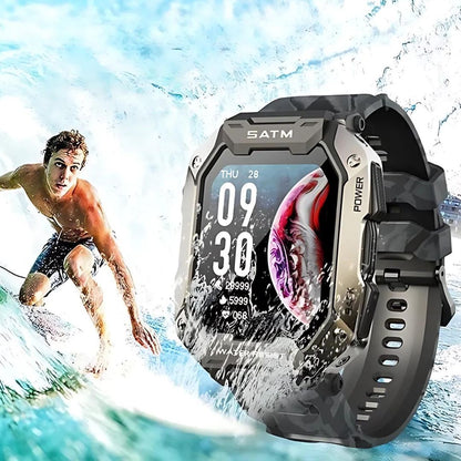 TactiX ARMY Series Smartwatch With Military Design | Durable GPS - Fitness Tracker - for Outdoor Adventures - Military Personnel and Tactical Use