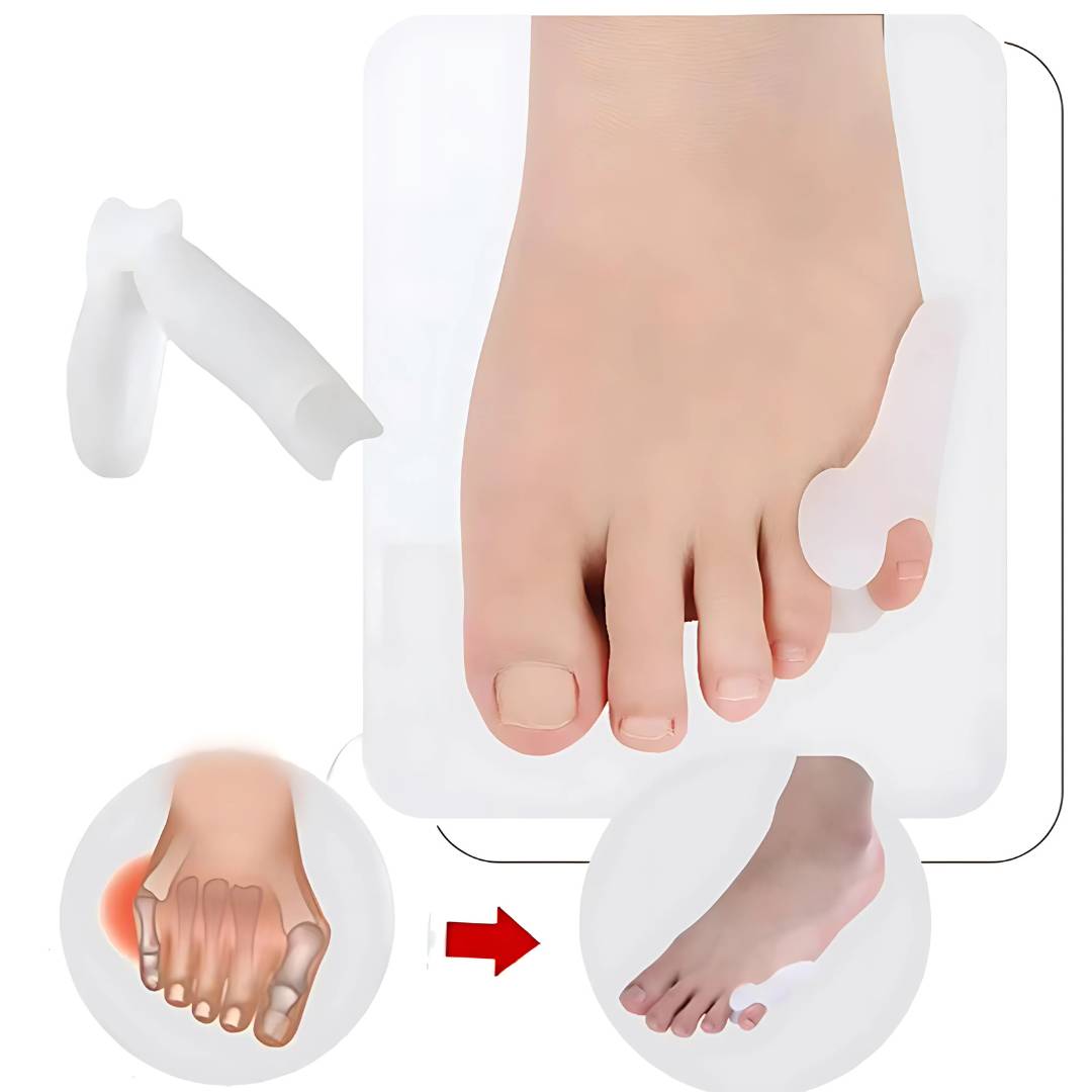 BunionGuard Quintus Varus | Toe Separator for Little Toe - Bunion Protection Gel - Misalignment - Pain Relief