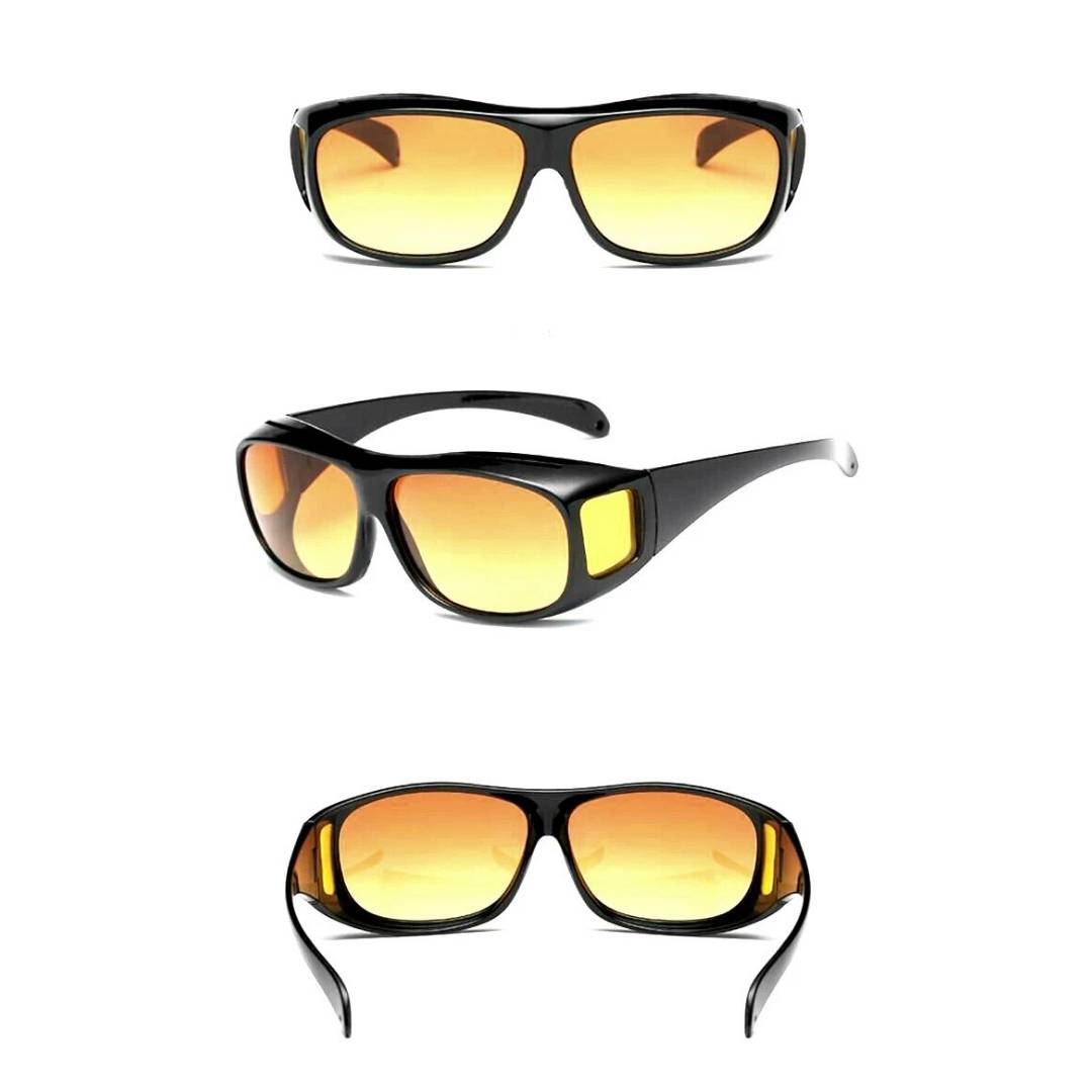 DriveBright Night Driving Clarity Glasses | Enhanced Vision - Anti-Glare Glasses - UV Protection - Reduced Eye Strain During Night Drives
