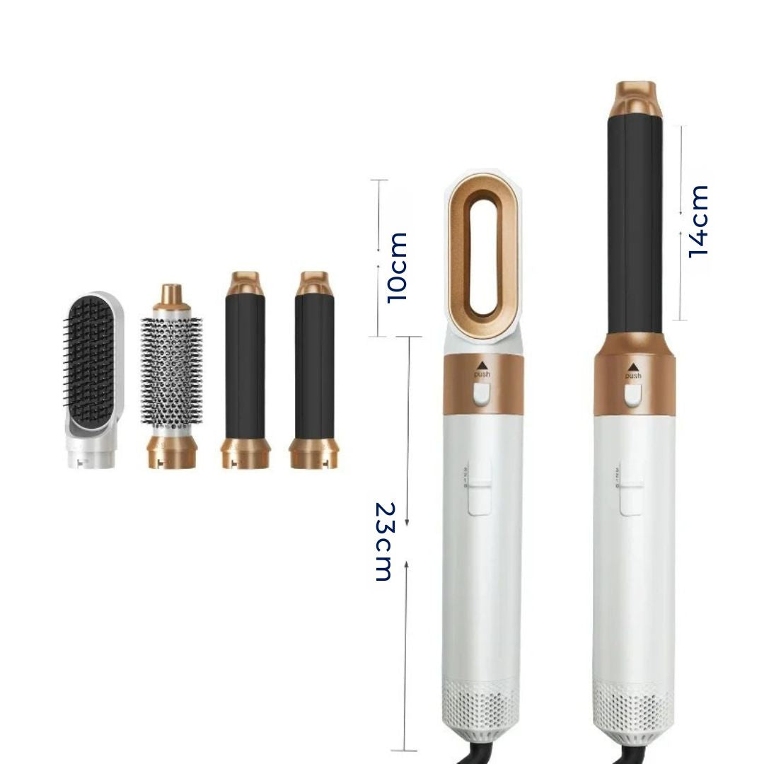 StyleWave 5 In 1 Airwrap Hair Styler | Drying - Curling - Smoothing | Versatile Heat Protection Tool for Salon-Quality Results