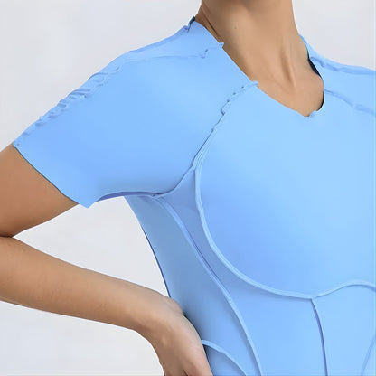 FitFlair | Women’s Workout Jumpsuit – Breathable Backless One-Piece – Stretch Fit Boosts Comfort Confidence Freedom for Gym & Athleisure