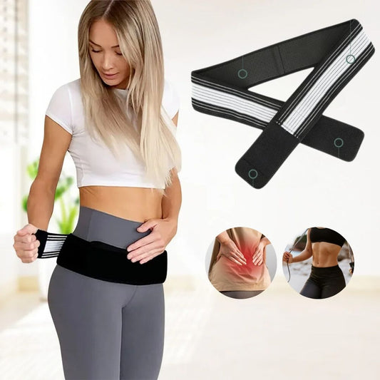 BackGuard Lumbar Support Belt | Lower Back Pain Relief - Adjustable Fit for Posture Correction - Injury Prevention - Active Use