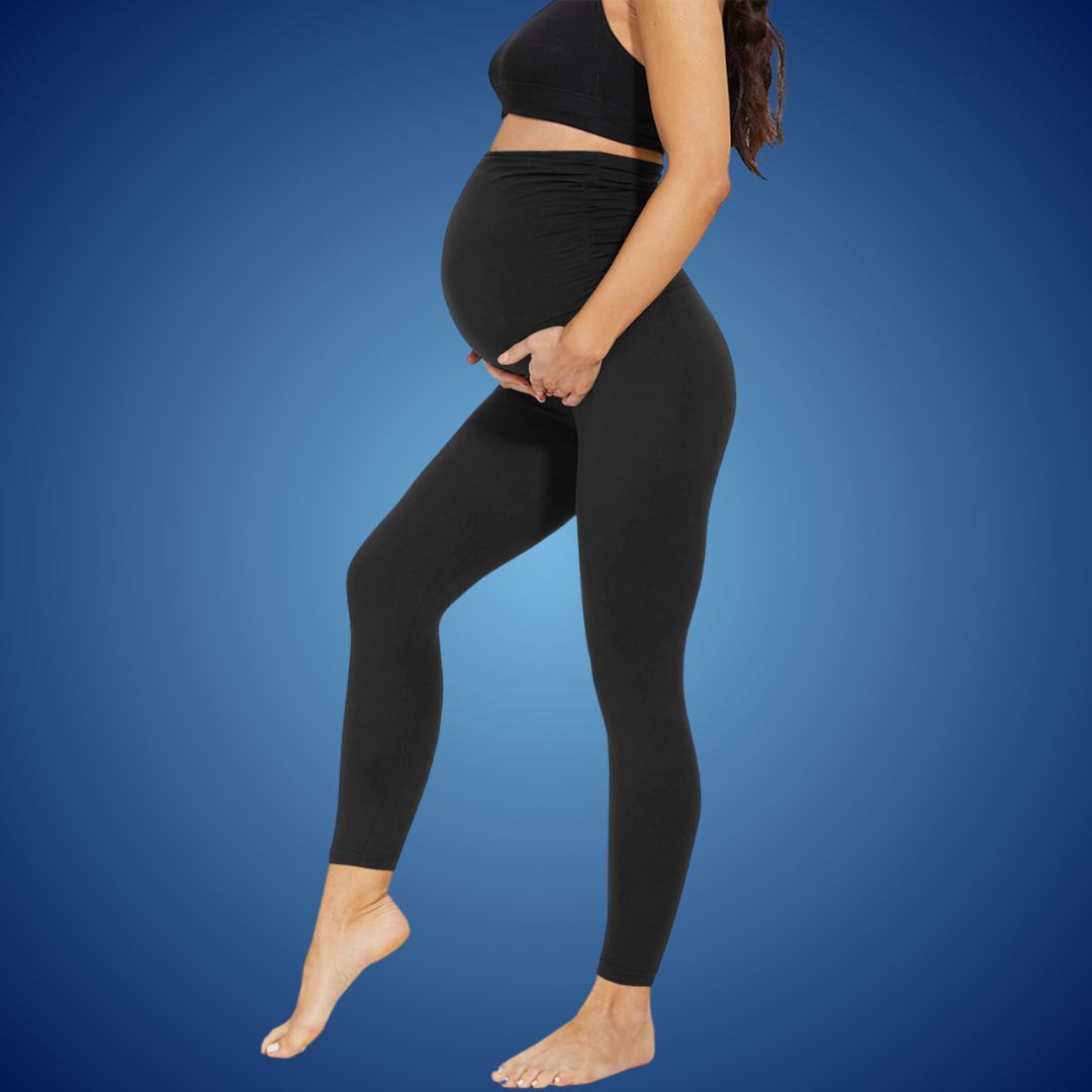 MammaComfort High Waist Maternity Leggings | Soft and Stretchy - Supportive and Versatile for Expecting Mothers