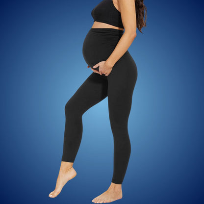 MammaComfort High Waist Maternity Leggings | Soft and Stretchy - Supportive and Versatile for Expecting Mothers