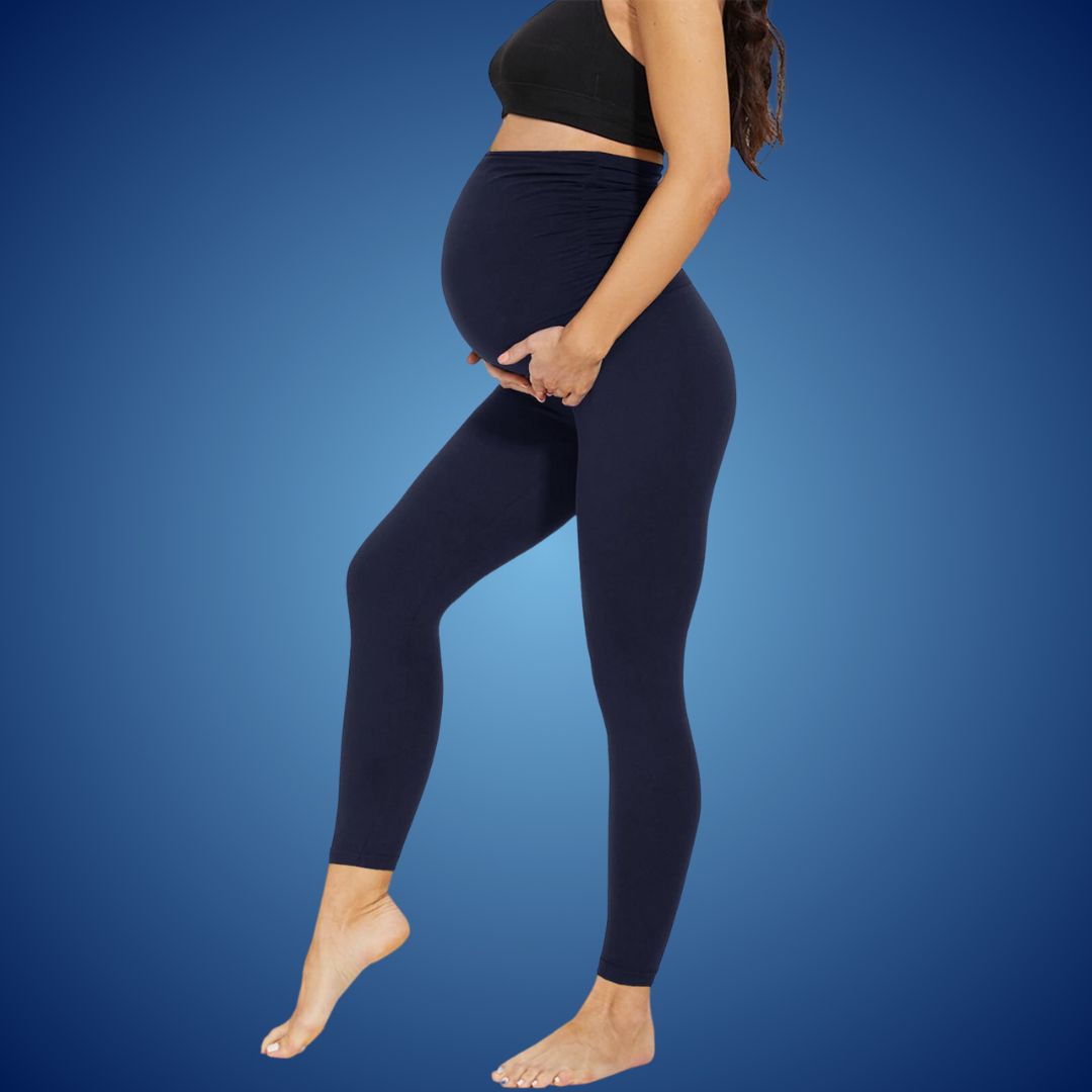 MammaComfort High Waist Maternity Leggings | Soft and Stretchy - Supportive and Versatile for Expecting Mothers