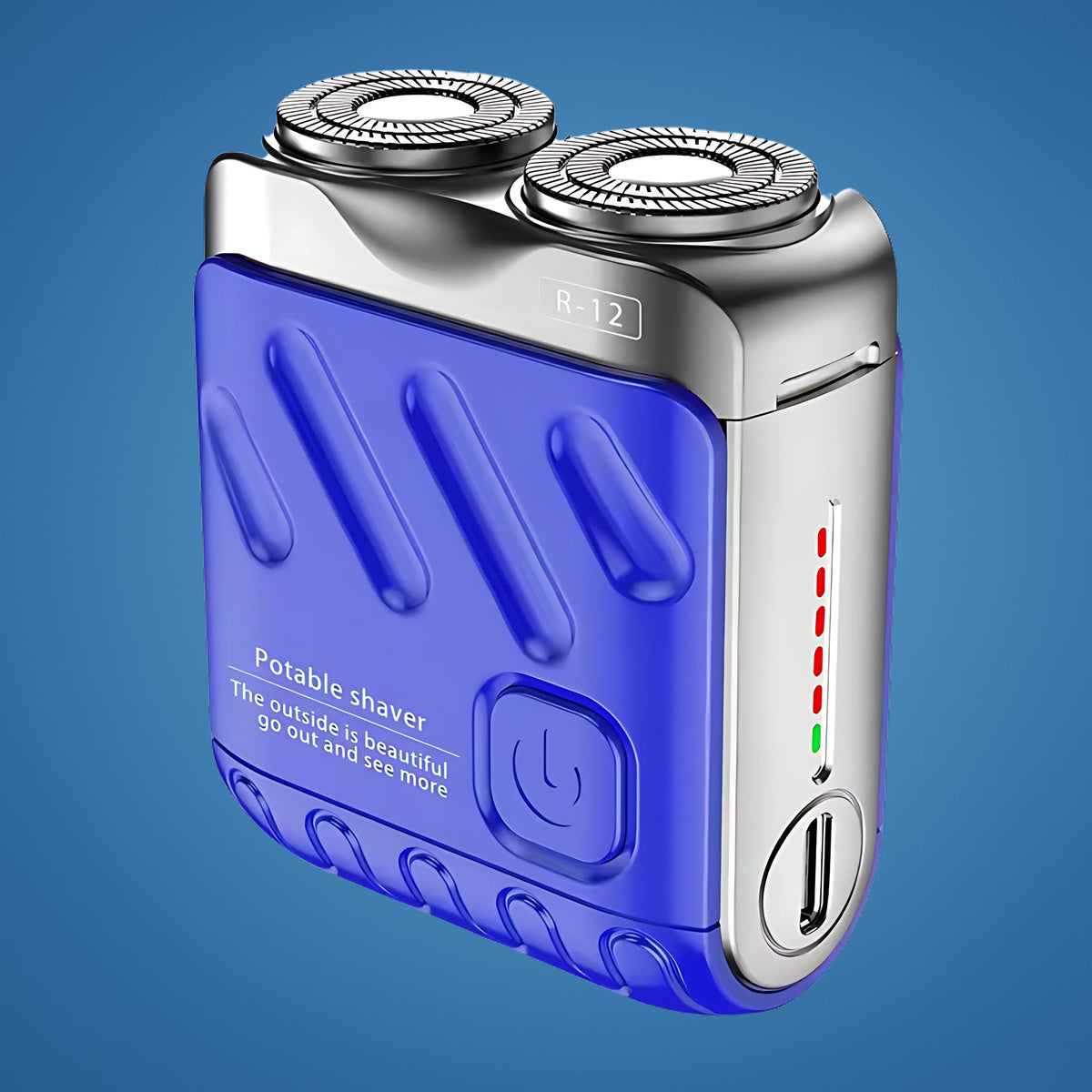 SmoothEdge | Rotary Electric Shaver – Dual-Ring Blades – Water-Resistant – Men's Grooming