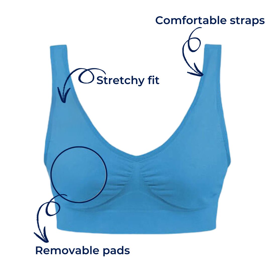 BreathEase Seamless Air Bra | Comfortable Lightweight Support for Everyday Use - Active Wear and Postpartum Recovery