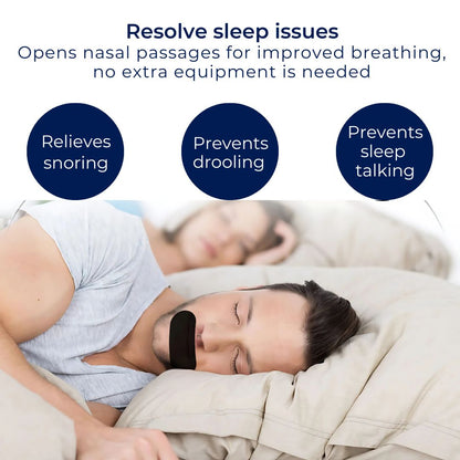 BreatheEase Mouth Tape for Sleep | Anti Snoring - Better Sleep - Better Nasal Breathing - Improve Sleep Quality - Sleep Apnoea