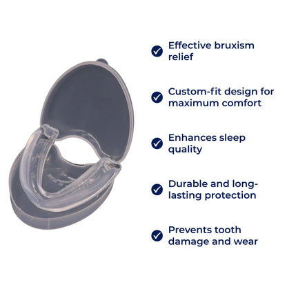 CalmGuard | Night Mouth Guard – Bruxism Relief – Custom-Fit – For Teeth Grinding & Jaw Clenching