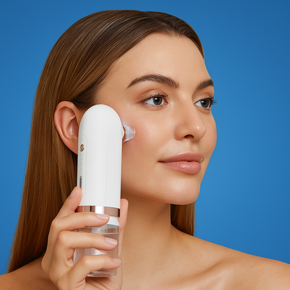 GlowPure | Hydra Dermabrason Device – Deep Pore Cleansing – Gentle Water-Based Exfoliation – At-Home Facial for Sensitive Skin