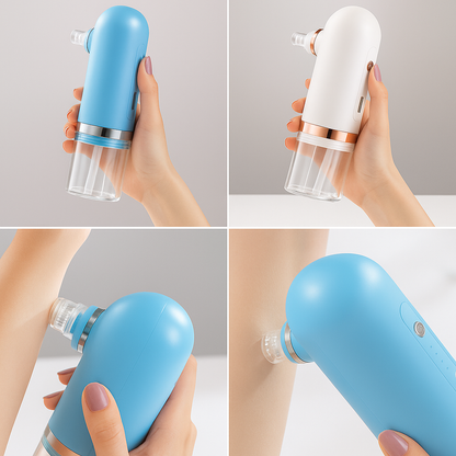 GlowPure | Hydra Dermabrason Device – Deep Pore Cleansing – Gentle Water-Based Exfoliation – At-Home Facial for Sensitive Skin