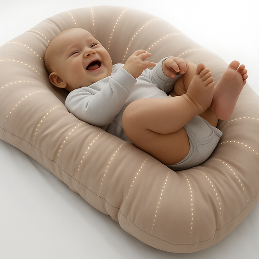 CradleCare | Orthopedic Baby Pillow – Flat Head Prevention – Memory Foam – Newborn Support