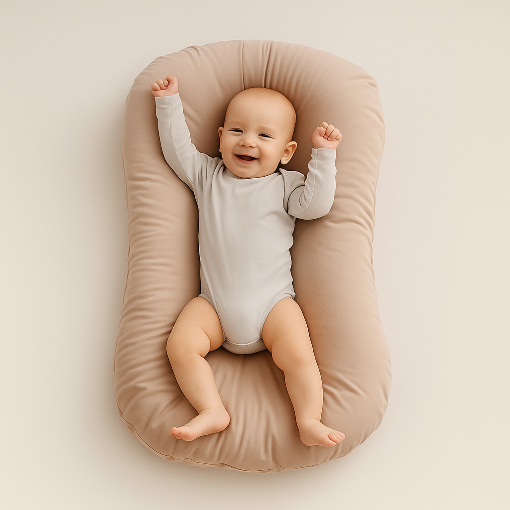 CradleCare | Orthopedic Baby Pillow – Flat Head Prevention – Memory Foam – Newborn Support