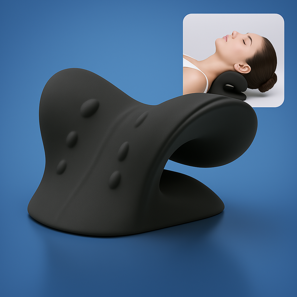 NeckAlign Chiropractic Neck Pillow | Stretcher for Neck - Pain Relief - Improved Posture - Better Sleep
