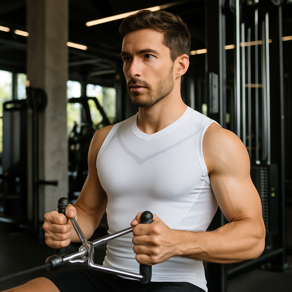 SculptEase | Body Shaping Tank Top – Slimming Compression Shirt – Back Support – Improves Posture – Smooth Look Under Clothes