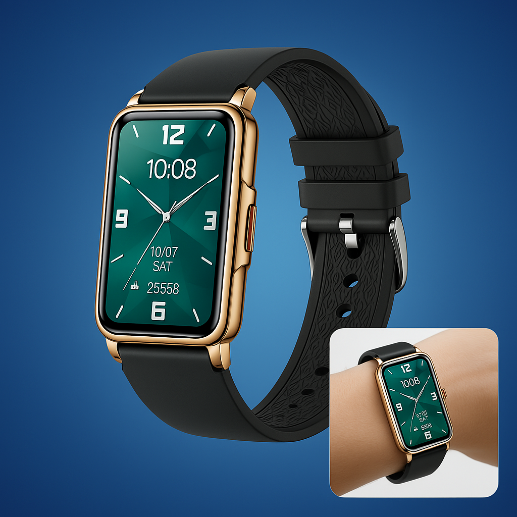 Elegant Smartwatch for Everyday Style | Health Tracking - Durable Design - Seamless All-Day Connectivity