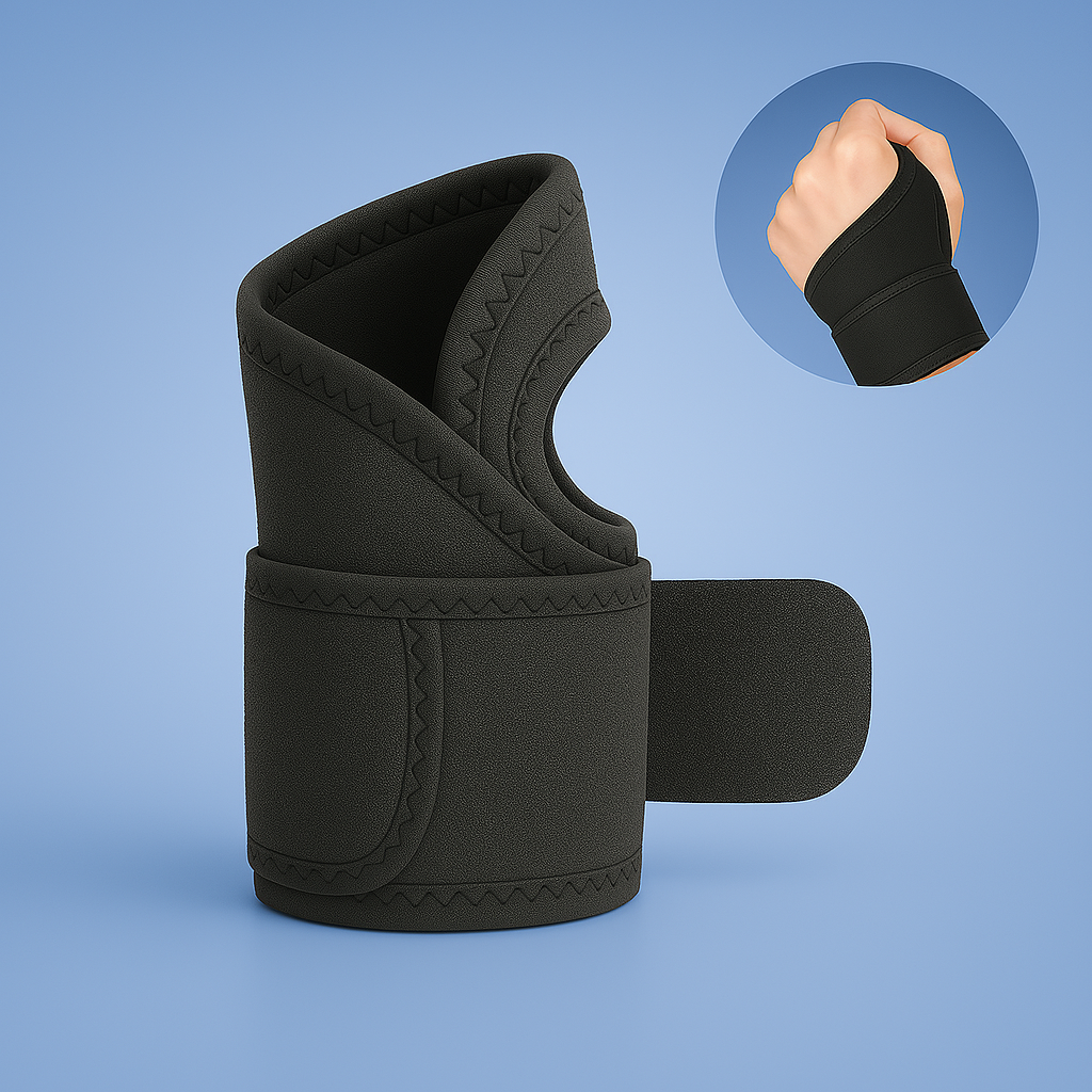 FlexiSupport Orthopedic Wrist Brace | Adjustable Fit - for Pain Relief and Stability in Injuries - Arthritis and Carpal Tunnel
