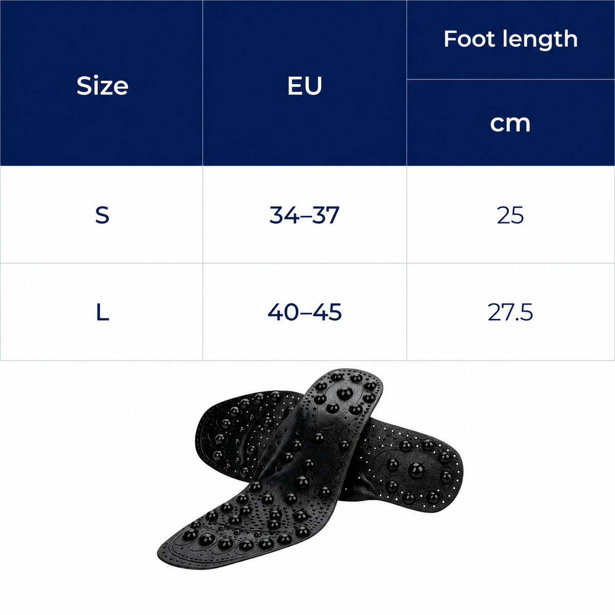 SoleRelief | Magnetic Massage Insoles – Foot Pain Relief – Magnetic Points Tech – Long Standing & Work Shoes
