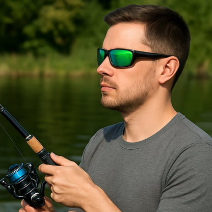 ClearCast | Polarised Fishing Sunglasses – UV400 – Photochromic Anti-Glare Lenses – Ideal for Outdoor Sports & Fishing