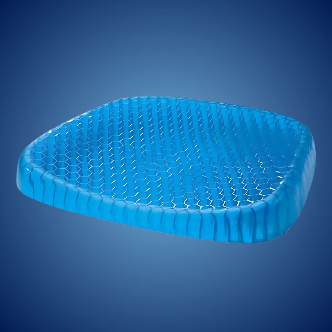 ComfortGel Orthopedic Gel Seat Cushion | Pressure Relief - Tailbone Pain - Lower Back Support - For Office Chair - Car - Wheelchair Use