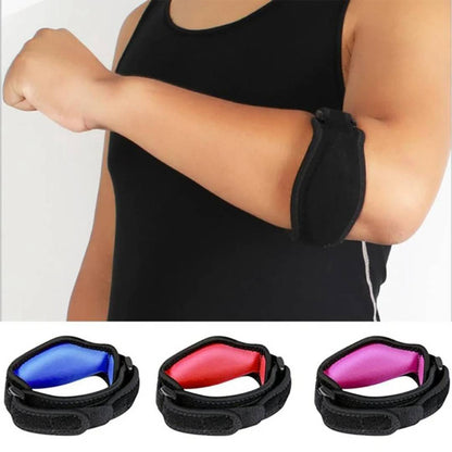 FlexSupport Adjustable Elbow Brace Support Pad | Elbow Pain Relief - Compression for Elbow Pain - Comfortable Elbow Brace