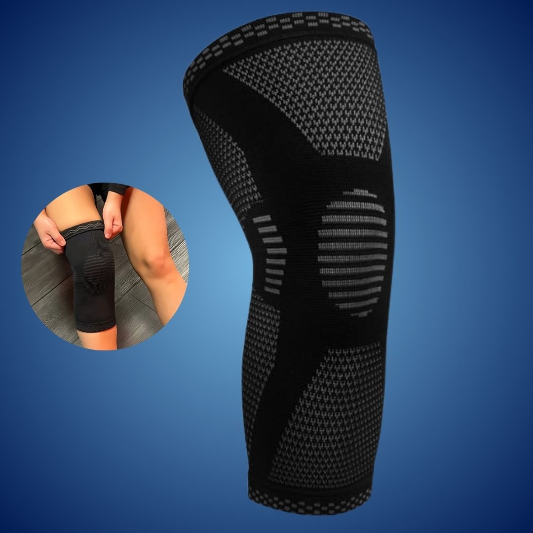 FlexiKnee Active Knee Protector | Compression Support for Stability and Pain Relief - Injury Recovery - Arthritis - Sports - Post-Surgery