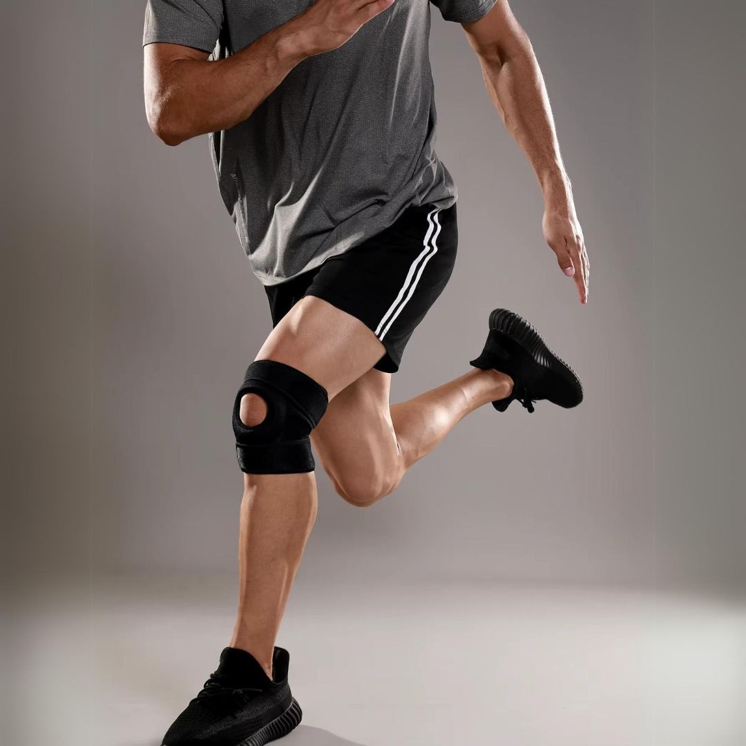 FlexiKnee Adjustable Knee Protection | Customisable Support and Cushioning - for Injury Prevention and Comfort During Activities
