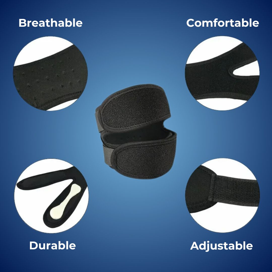 KneeEase | Knee Support Brace – Pain Relief for Arthritis – Breathable & Adjustable – Ideal for Walking & Recovery