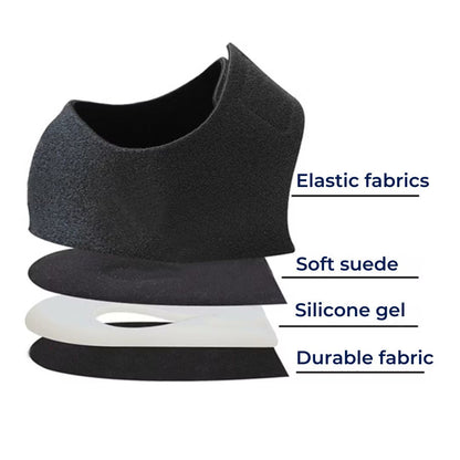 GelCush Heel Cups for Plantar Fasciitis | Soft Gel Inserts - for Heel Pain Relief and Shock Absorption