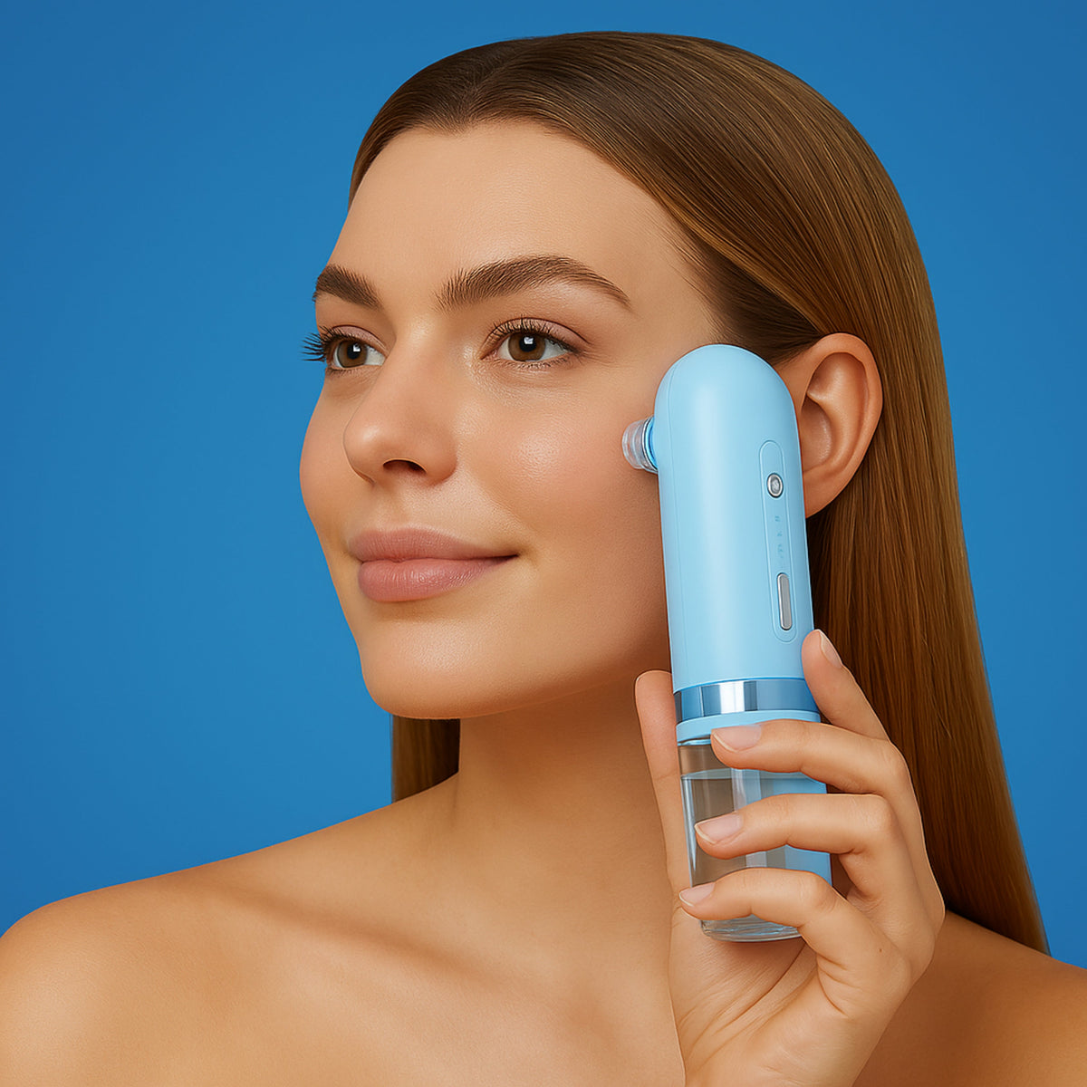 GlowPure | Hydra Dermabrason Device – Deep Pore Cleansing – Gentle Water-Based Exfoliation – At-Home Facial for Sensitive Skin