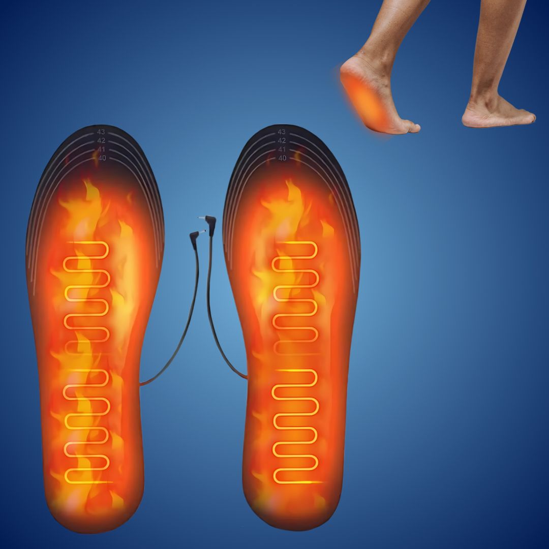 HeatStride Heated Shoe Insoles | Heating Adjustable Shoe Inserts - Temperature Control - Cold Weather - Cold Feet