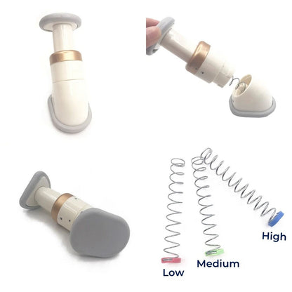 JawDefine | Neckline Slimmer – Double Chin Remover – Coil Resistance – Lightweight – Home Facial Exercise