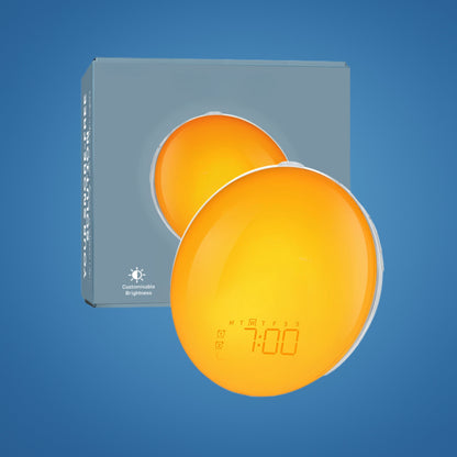 LumiRise | Sunrise Alarm Clock – Natural Wake-Up Light – Ambient Lighting – Ideal for Dark Mornings