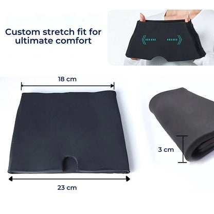 MigraSoothe Gel Hood Instant Headache and Migraine Relief | Cooling Comfort, Pressure Therapy & Light Blocking for Anytime Use