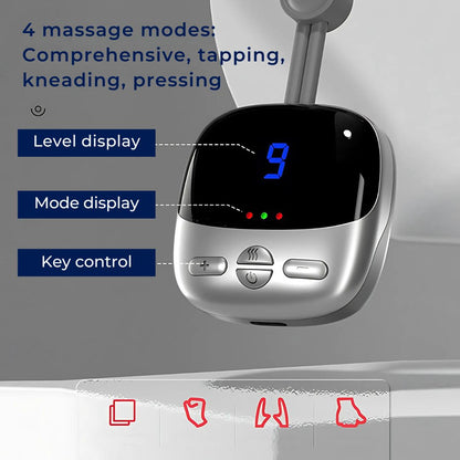 NeckEasePro Portable EMS Cervical Spine Massager | Pain Relief for Neck and Shoulder Tension - Muscle Relaxation