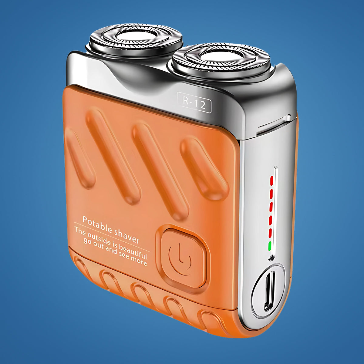 SmoothEdge | Rotary Electric Shaver – Dual-Ring Blades – Water-Resistant – Men's Grooming