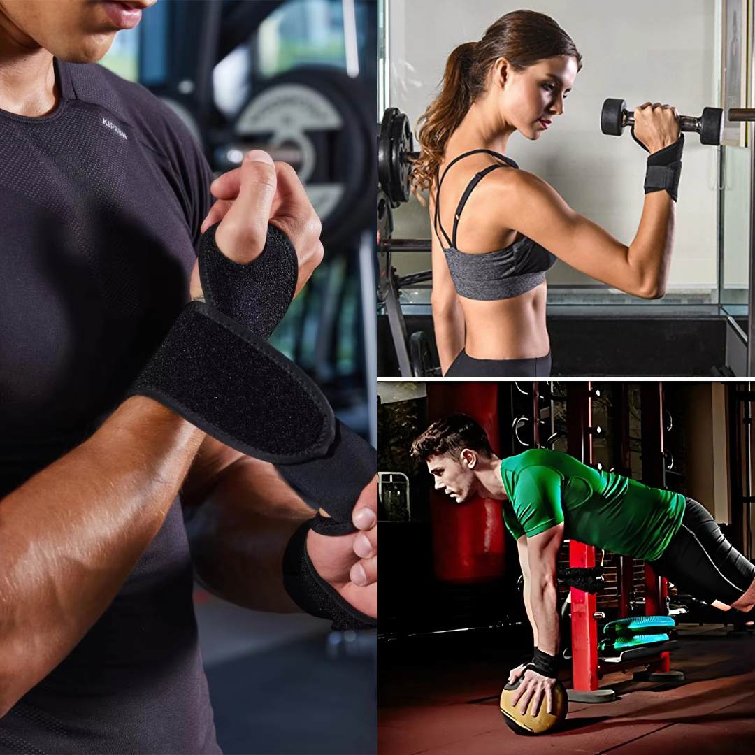 FlexiSupport Orthopedic Wrist Brace | Adjustable Fit - for Pain Relief and Stability in Injuries - Arthritis and Carpal Tunnel
