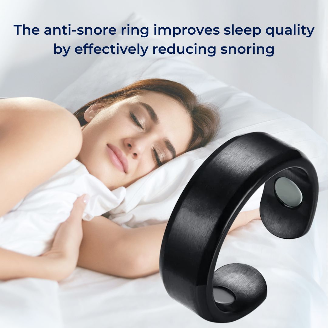 QuietRest Anti-Snore Ring | Reduces Snoring for Better Sleep - Helps Clear Airways and Improves Rest Quality