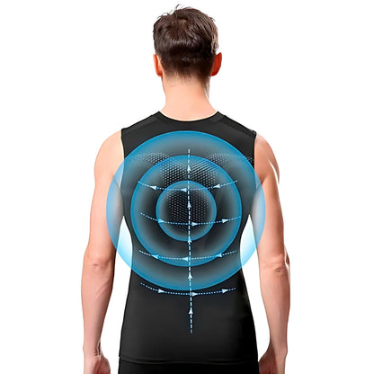 SculptEase | Body Shaping Tank Top – Slimming Compression Shirt – Back Support – Improves Posture – Smooth Look Under Clothes