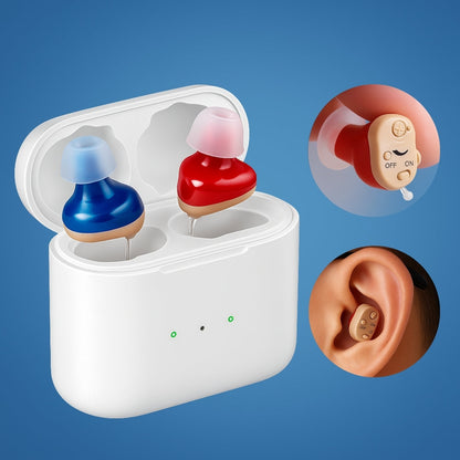 ClearWave | Rechargeable Invisible Hearing Aids Pair – Clearer Sound, Enhanced Speech & Discreet Comfort