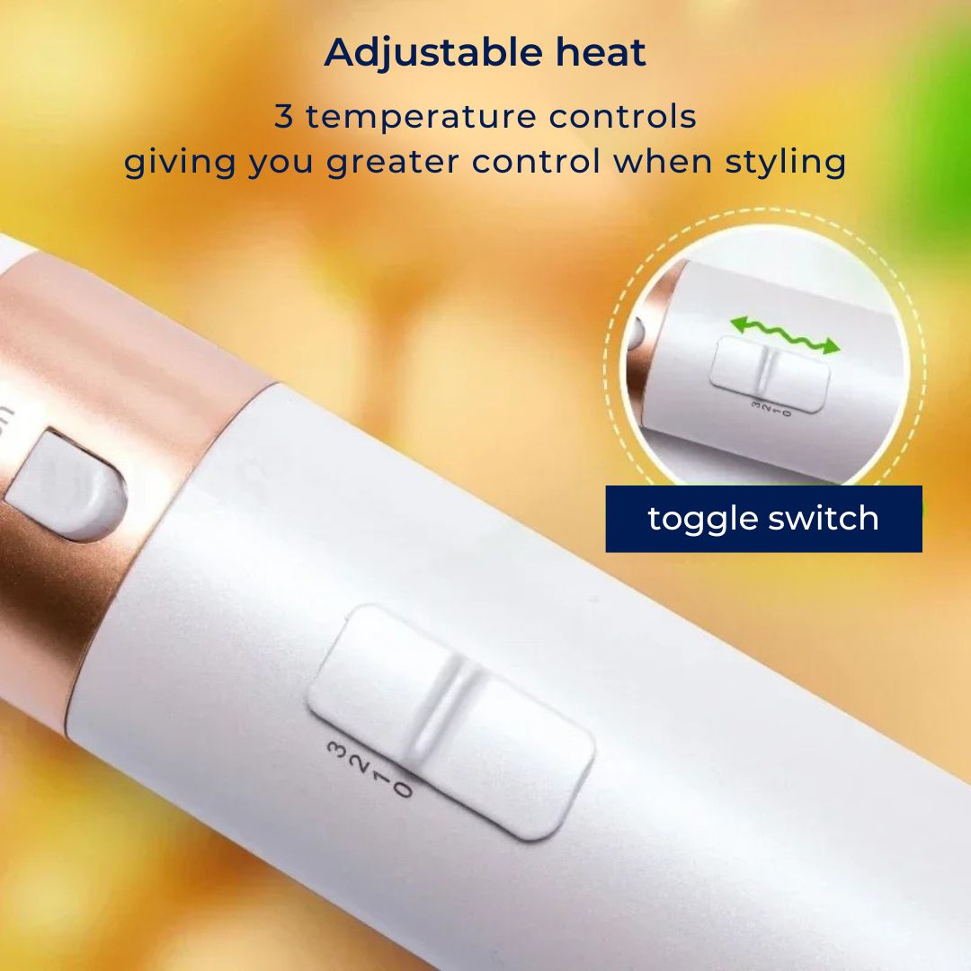 StyleWave 5 In 1 Airwrap Hair Styler | Drying - Curling - Smoothing | Versatile Heat Protection Tool for Salon-Quality Results
