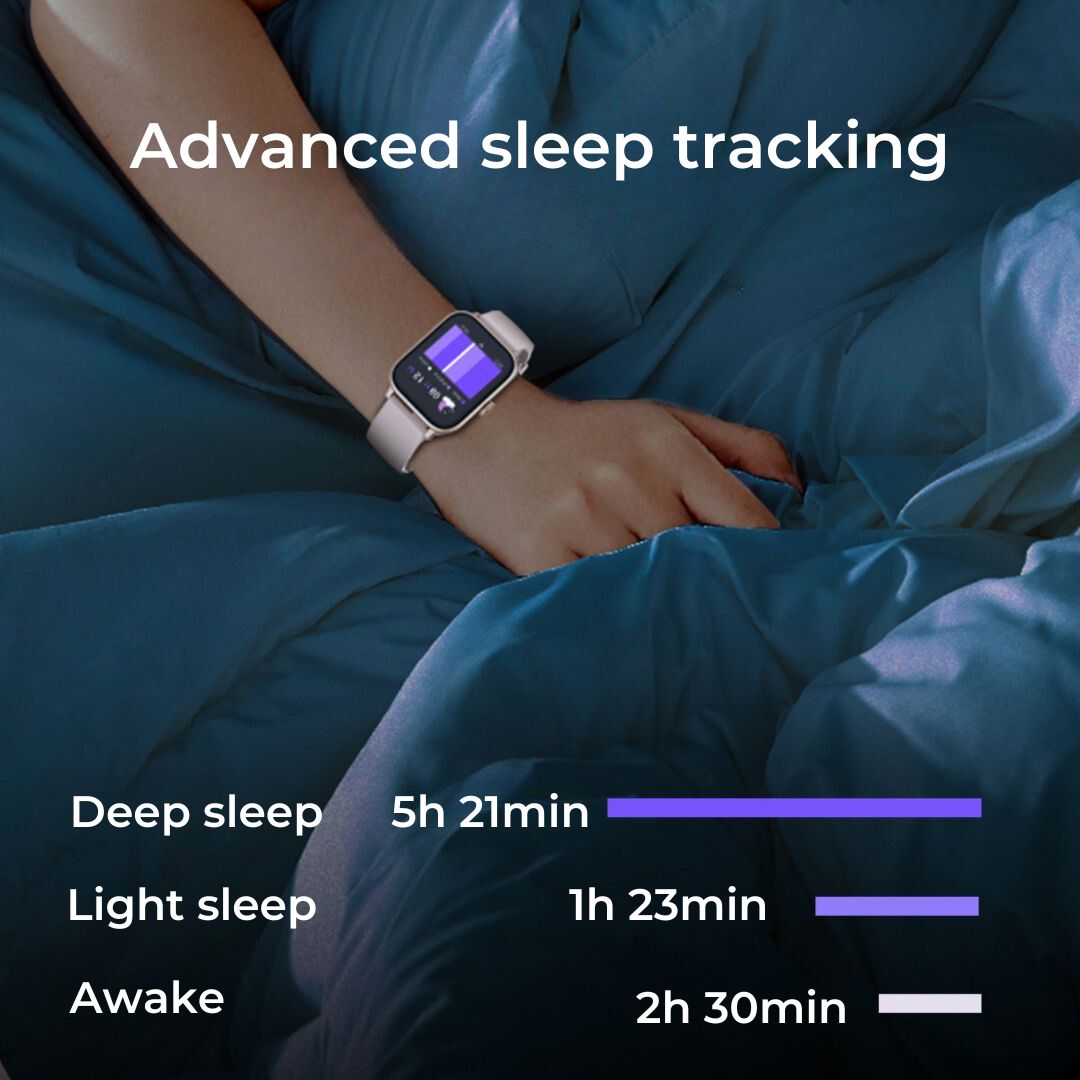 VitalEase Smartwatch | Health Tracking - Heart Rate Monitoring - Sleep Tracking - Fitness and Running Tracking